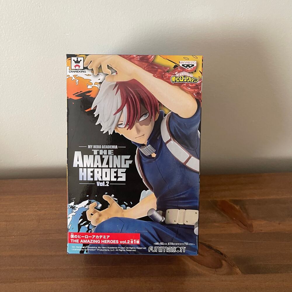 My Hero Academia Shoto Todoroki Banpresto The Amazing Heroes Vol 2 Figure
